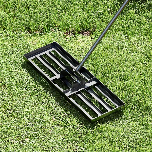 Costway 30 x 10-in Black Heavy Duty Lawn Leveling Rake