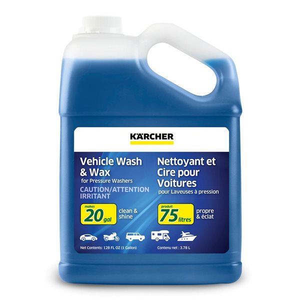 Karcher 3.8-L Car Wash and Wax Concentrated Soap Pressure Washer Cleaner
