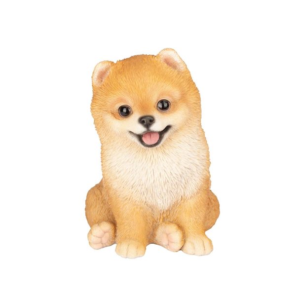 SoReal Pomeranian Decorative Figurine for Home and Office - Brown