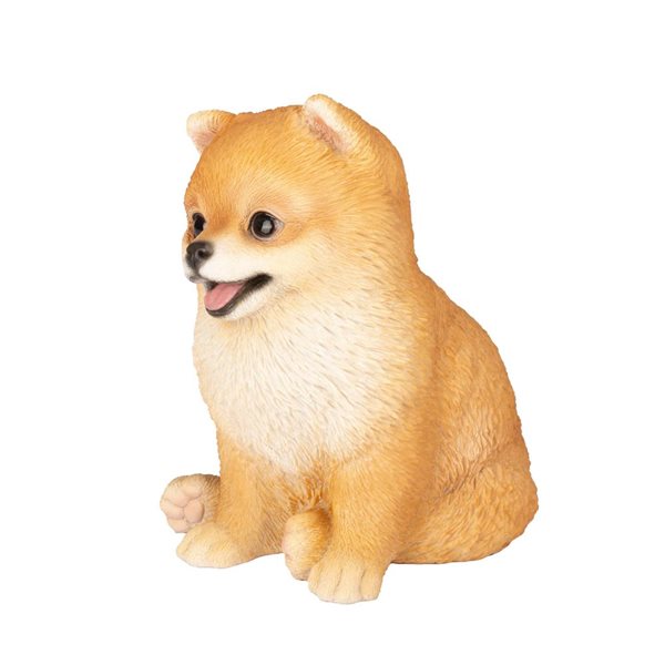 SoReal Pomeranian Decorative Figurine for Home and Office - Brown