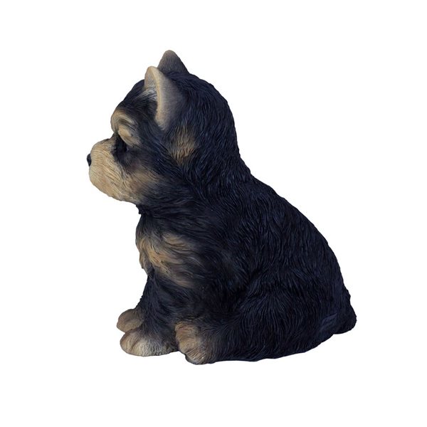 SoReal Yorkshire Terrier Puppy Decorative Figurine for Home and Office - Brown