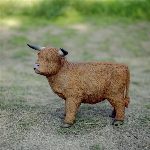 SoReal Yak Decorative Figurine for Home and Office - Brown