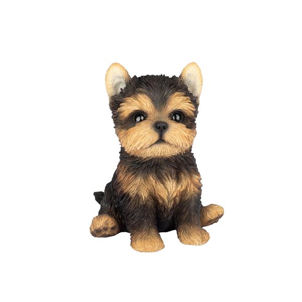 SoReal Yorkshire Terrier Decorative Figurine for Home and Office - Brown