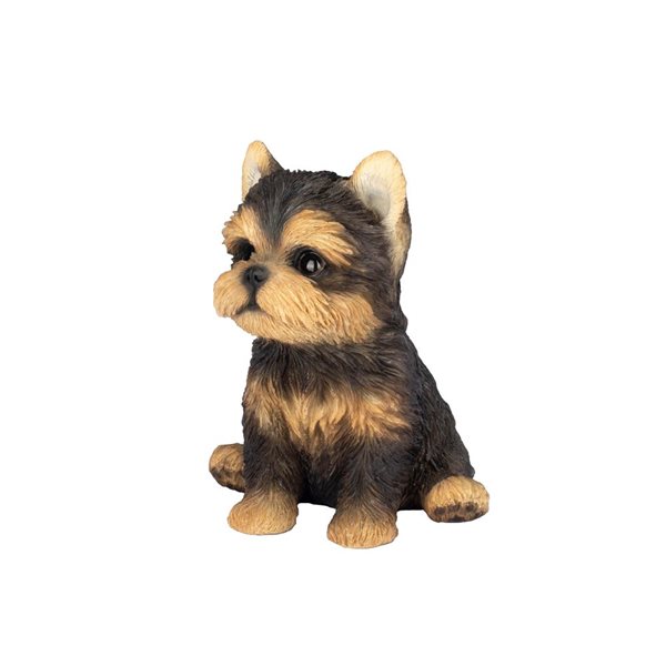 SoReal Yorkshire Terrier Decorative Figurine for Home and Office - Brown
