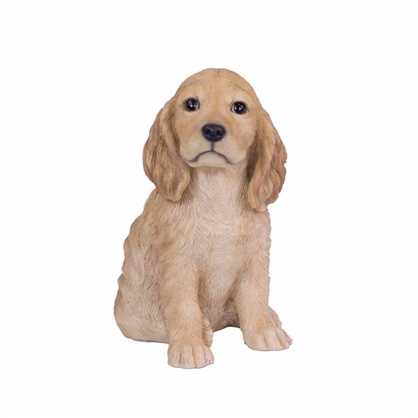 SoReal Golden Cockapoo Decorative Figurine for Home and Office - Brown