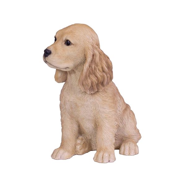 SoReal Golden Cockapoo Decorative Figurine for Home and Office - Brown