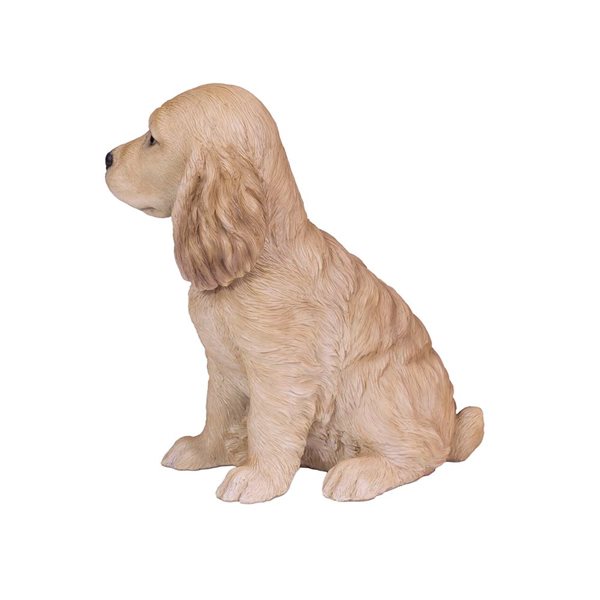 SoReal Golden Cockapoo Decorative Figurine for Home and Office - Brown
