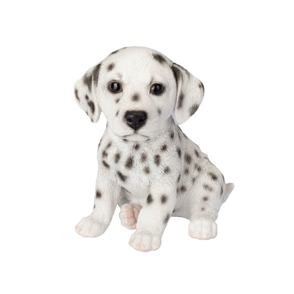 SoReal Dalmation Puppy Decorative Figurine for Home and Office - White