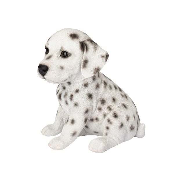SoReal Dalmation Puppy Decorative Figurine for Home and Office - White