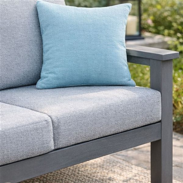 Muskoka 6-Pcs Resin Deep Seating Patio Set w/ Coffee Table - Grey