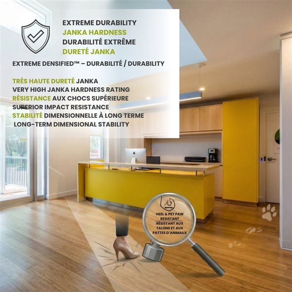 Bamboo Design & Architecture Densified Solid Bamboo T&G Flooring - Mocha