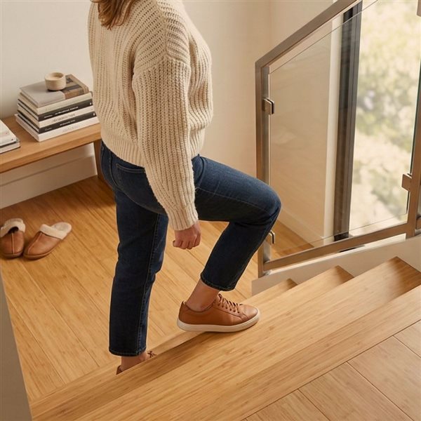 Bamboo Design & Architecture Bamboo Flush Stair Nosing Moulding 3.6 x 72-in - Mocha