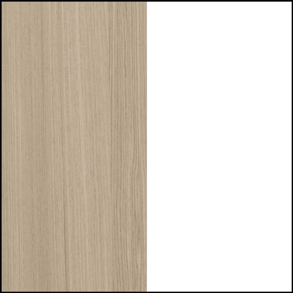 South Shore Yodi 33 x 41.75-in 5-Drawer Soft Elm and White Chest