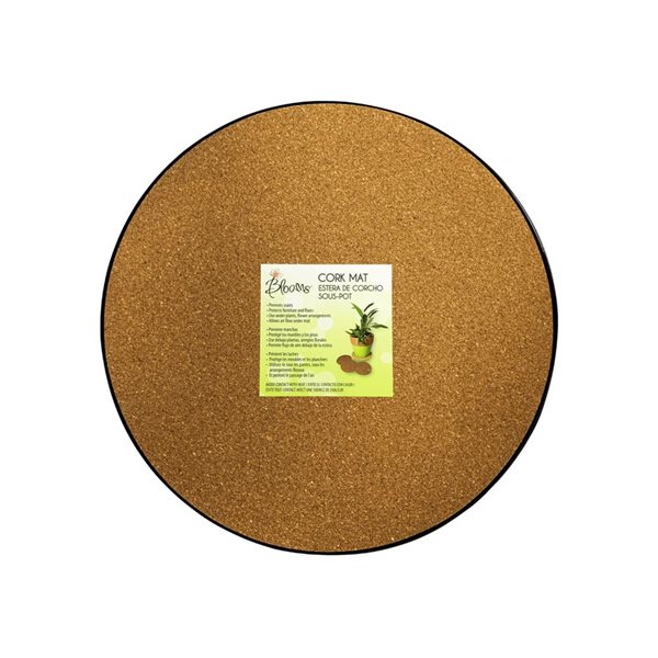 Blooms 10-Piece 12-in Plant Cork Pad