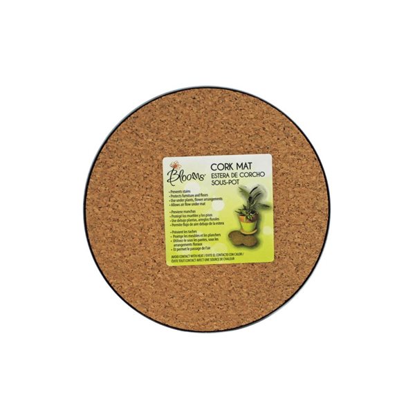 Blooms 10-Piece 8-in Plant Cork Pad