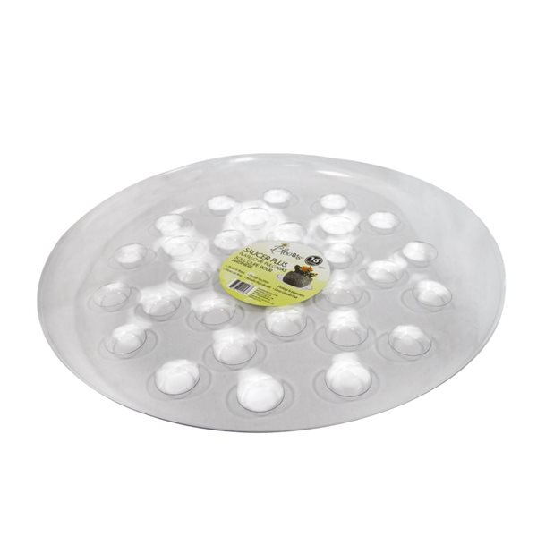 Blooms 10-Pack 4-in Plastic Plant Saucer