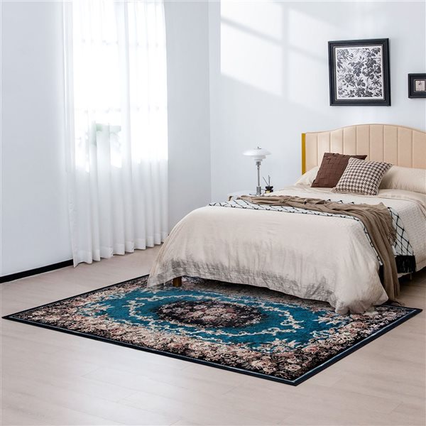 Costway 5.33 x 7.58-ft Non-Shedding Anti-Slip Rectangular Area Rug