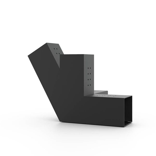 Toja Grid Trio 30 Left Pergola Bracket for 6x6 Wood Posts