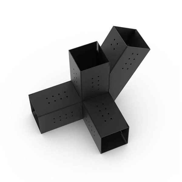 Toja Grid Trio 30 Left Pergola Bracket for 6x6 Wood Posts