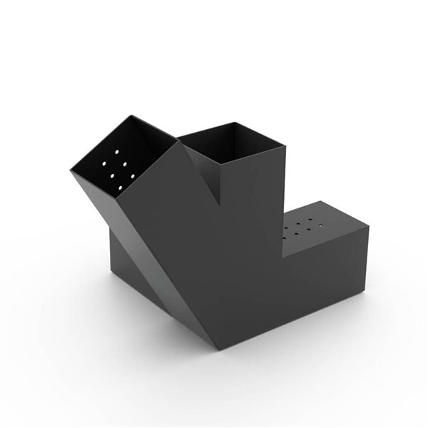 Toja Grid Trio 30 Left Pergola Bracket for 6x6 Wood Posts