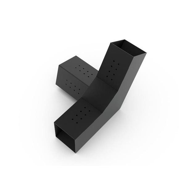 Toja Grid Peak Trio 120 Degree Pergola Brackets for 6x6 Wood Posts - 2 ...