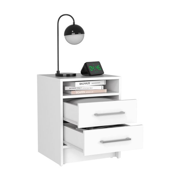 RTA Eter Nightstand - White