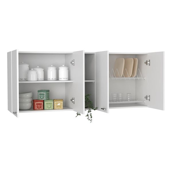 RTA Portofino 150 Wall Cabinet - White
