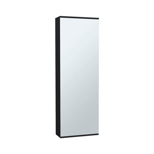 Shoe Racks Rona RTA Leto Shoe Rack w/ Mirror - Black RZLW4759 | RONA
