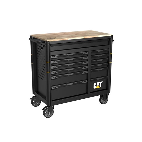 CAT 13-Drawer professional workstation - Black CAT-W4RW13D-B | RONA
