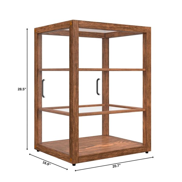 Koolmore Upright Wooden Bakery Display Case 21-in