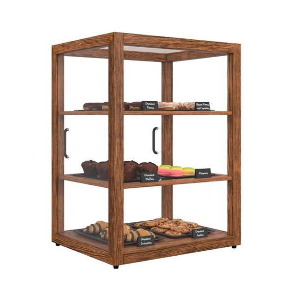 Koolmore Upright Wooden Bakery Display Case 21-in