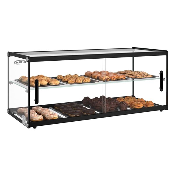 Koolmore 2-Tier Pastry Display Case 36-in