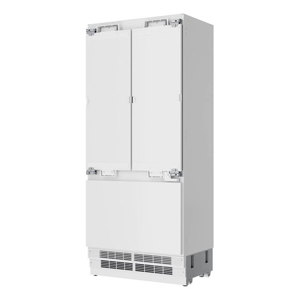 KoolMore Reserve Panel Ready French Door Refrigerator with Ice Maker and Water Dispenser 36-in 19.6-ft³
