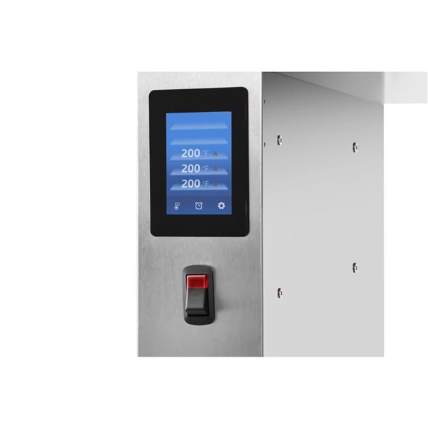 Koolmore Take Out Warmer Cabinet with Touch Screen Three-Shelf - Stainless Steel