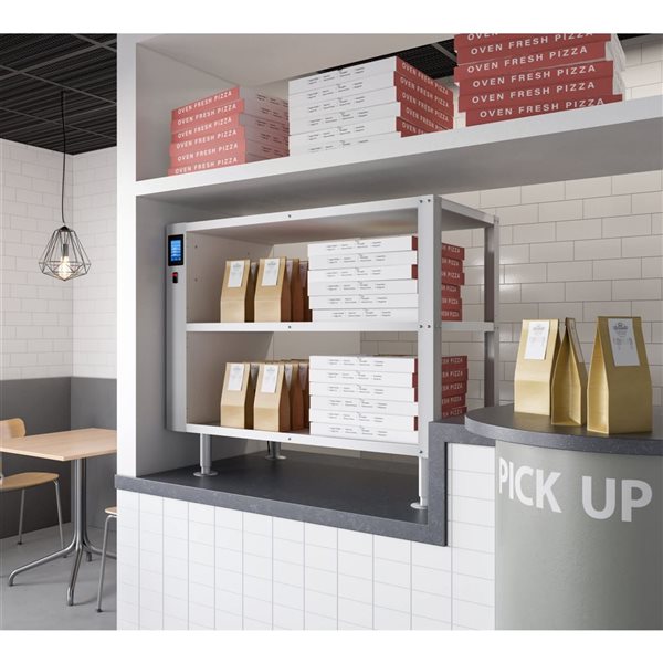 Koolmore Take Out Warmer Cabinet with Touch Screen Three-Shelf - Stainless Steel