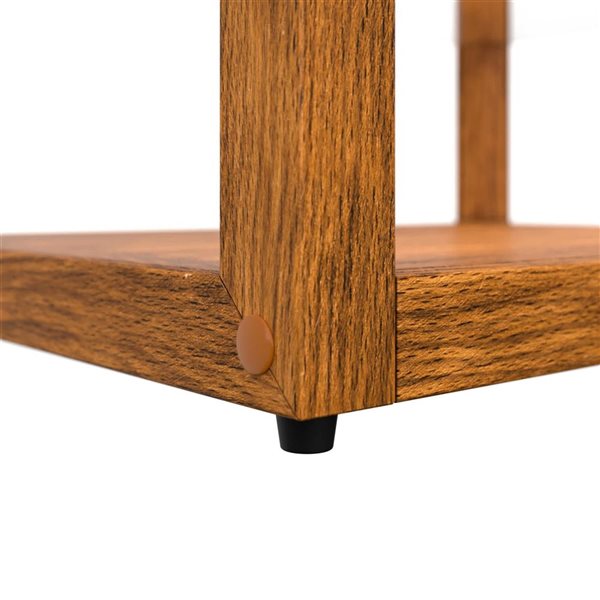 Koolmore 3-Tier Square Wooden Bakery Display Case 20-in