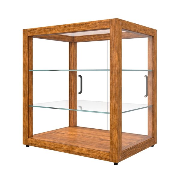 Koolmore 3-Tier Square Wooden Bakery Display Case 20-in