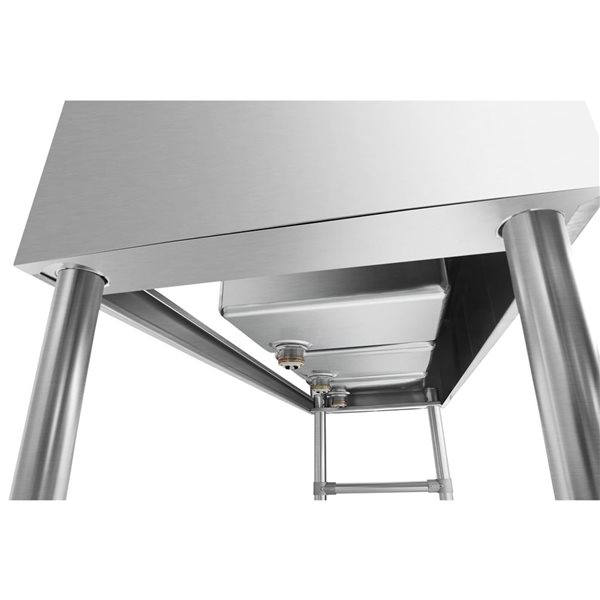 KoolmoreCommercial Under-Bar Sink 48-in Three-Compartment