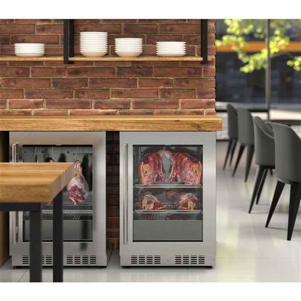 Koolmore Reserve Undercounter Dry Aging Refrigerator 24-in - Stainless Steel