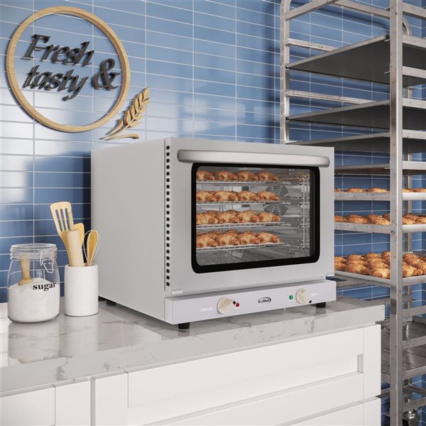 Koolmore Countertop Convection Oven 23-in 2800W  2.3-ft³ - Stainless-Steel