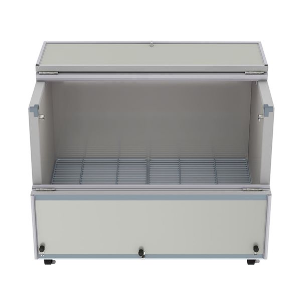 Koolmore Commercial Milk Cooler 49-in - Stainless Steel & White