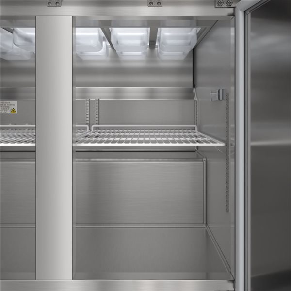 Koolmore Commercial Refrigerated Salad and Sandwich Prep Table 2-Door 36-in