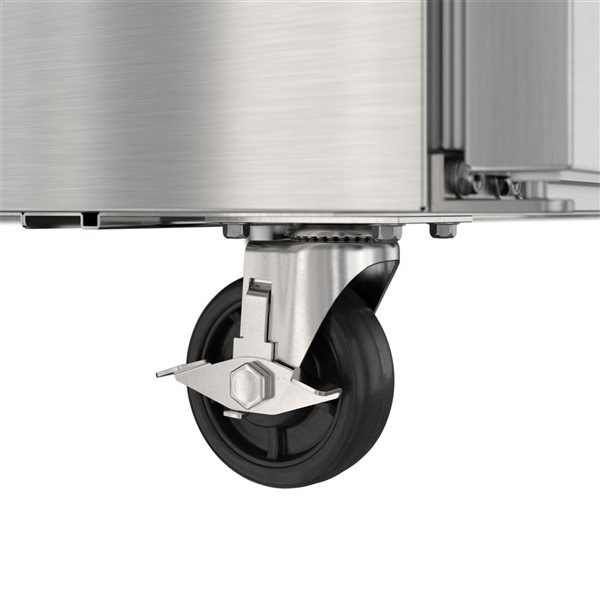 Koolmore Commercial Refrigerated Salad and Sandwich Prep Table 2-Door 36-in