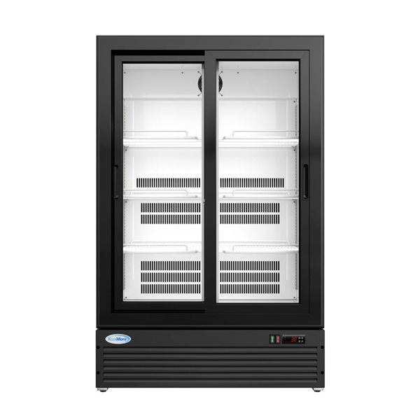 Koolmore Low-Height Retail Display Merchandiser Refrigerator 35-in - Black