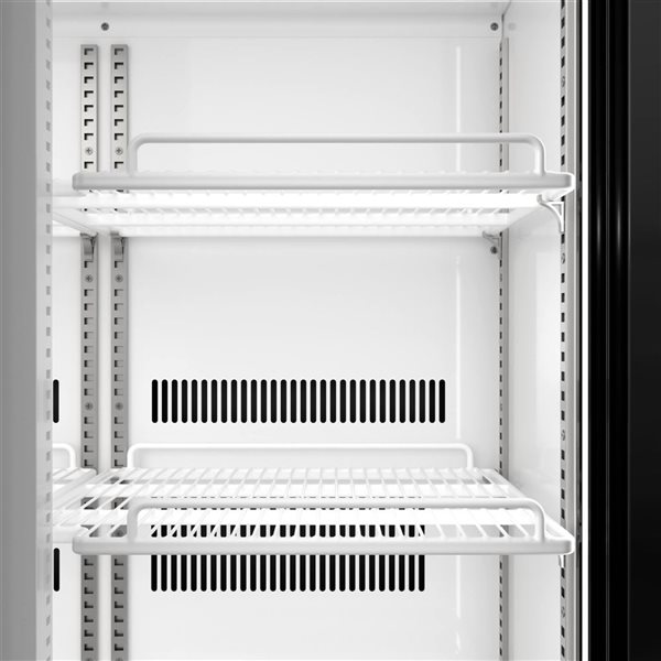 Koolmore Low-Height Retail Display Merchandiser Refrigerator 35-in - Black