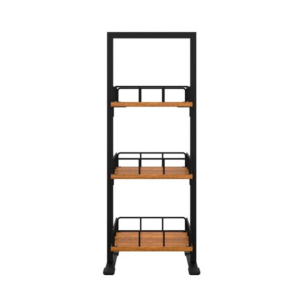 Koolmore 3-Tier Wooden Bakery Display Case 12-in