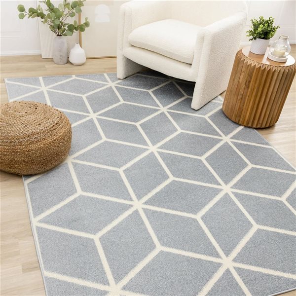 Rug Branch Caldera Area Rug Geometric Modern 8 x 11-ft - Blue