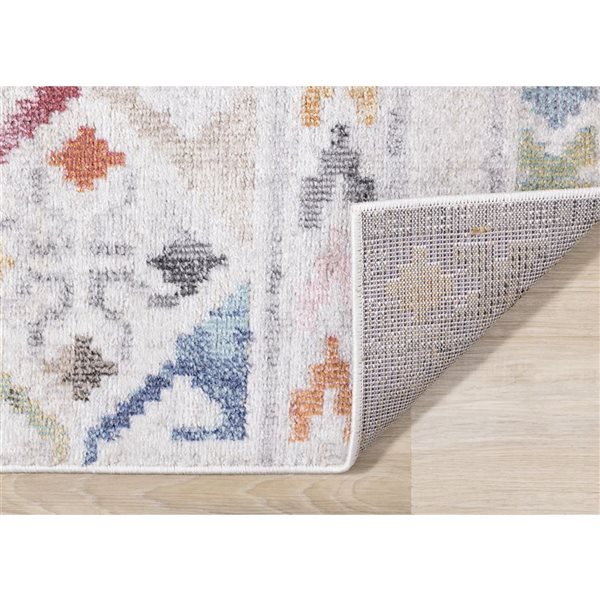 Rug Branch Solenne Area Rug Over-Dyed Southwestern 5 x 8-ft - Cream