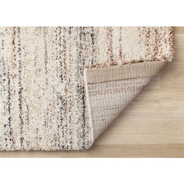Rug Branch Botaniq Area Rug Distressed Modern 8 x 11-ft - White