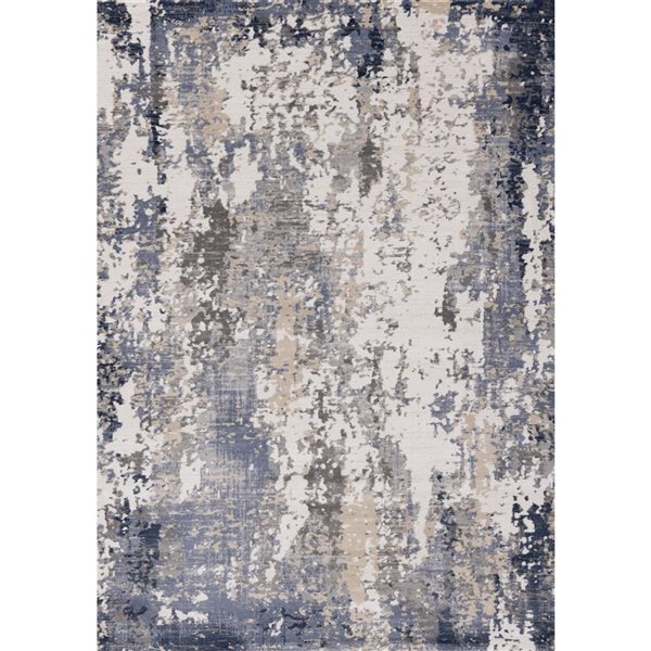 Rug Branch Sylvaris Area Rug Organic Modern 7 x 10-ft - Blue